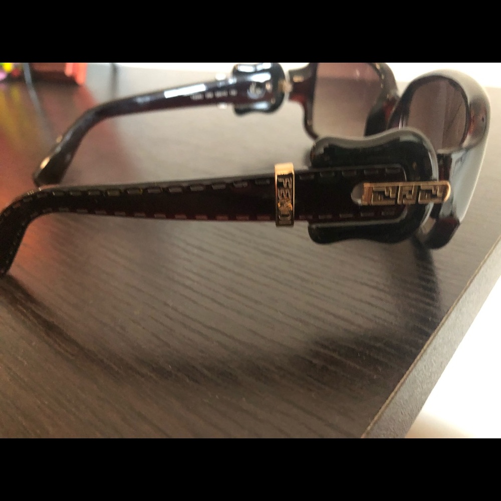 Fendi Brown Sunglasses with buckle - Picture 2 of 5